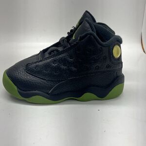 Nike Boys Air Jordan 13 Size 7C Shoes 414581-042 Black Basketball Sneakers